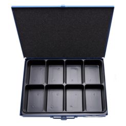 ST8 - Sheet steel box with 8-part insert